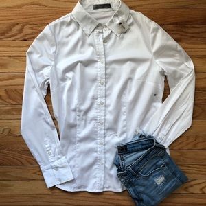 NWT The Limited White Button Down